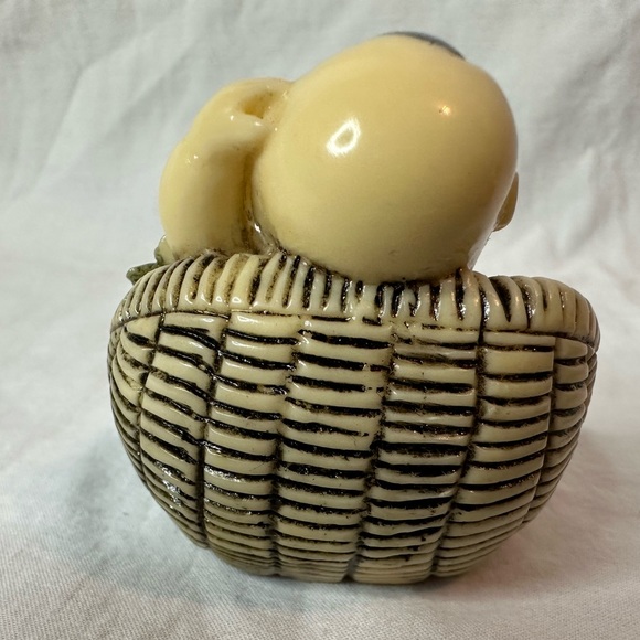Pair of Vintage Japanese Resin Netsuke - Picture 4 of 12